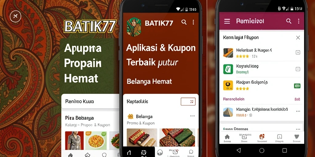 Antarmuka menarik dengan berbagai promo dan kupon.