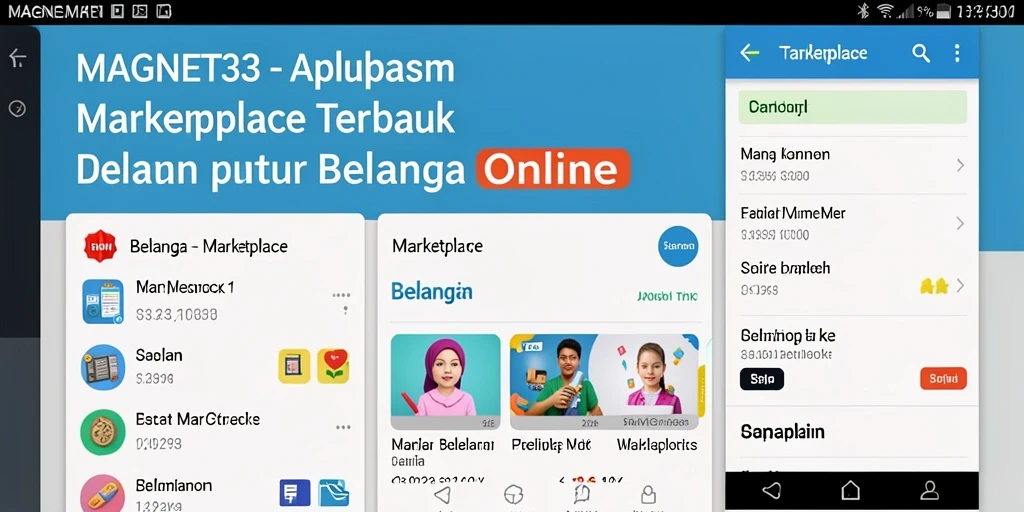 Tampilan antarmuka MAGNET33 yang modern dan mudah dijelajahi.