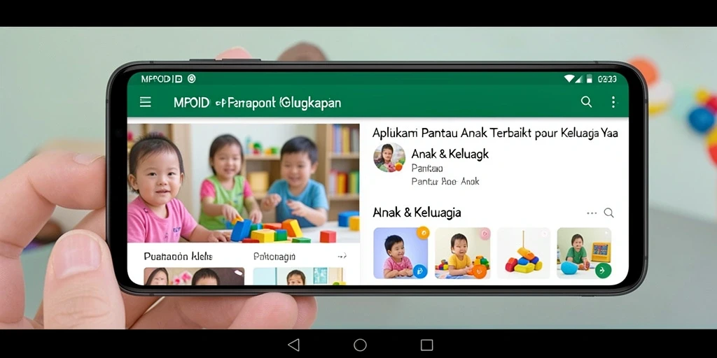 Antarmuka MPOID yang intuitif dan ramah pengguna untuk Pantau Anak.