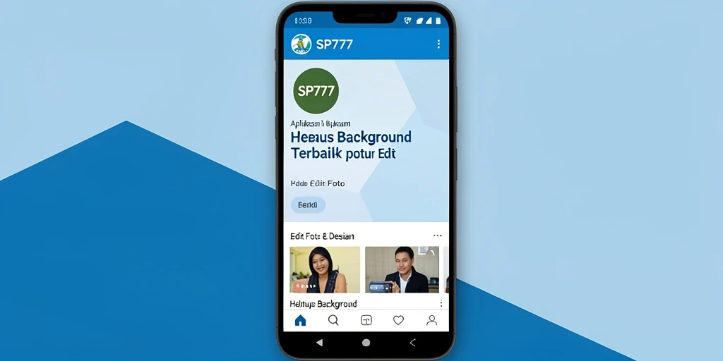 Tampilan antarmuka SP777 yang praktis dan mudah digunakan.