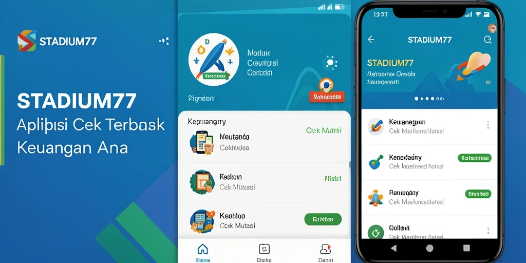Tampilan antarmuka pengguna STADIUM77 yang menampilkan fungsi Cek Mutasi.