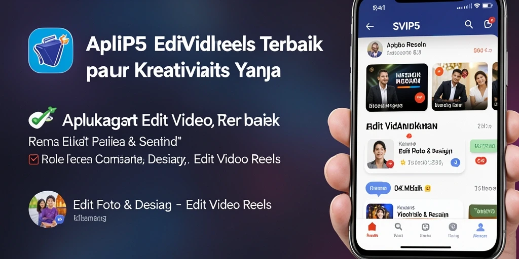 Screenshot aplikasi SVIP5 menampilkan antarmuka pengeditan yang intuitif.
